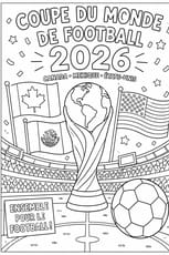 Coloriage Coupe du Monde de football 2026