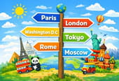 Pour apprendre les capitales du monde, faites ce quiz avec les enfants&nbsp;!