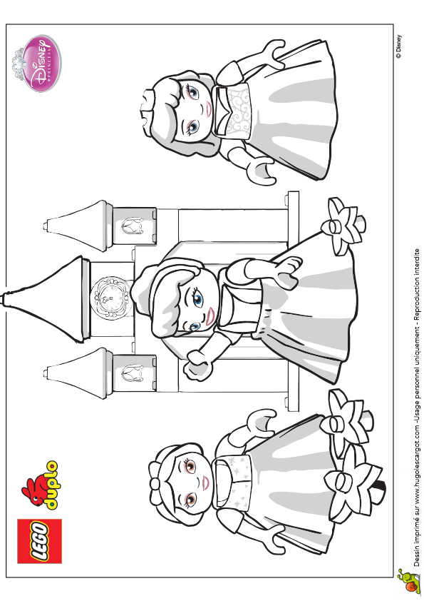 Chateau De Princesse Coloriage