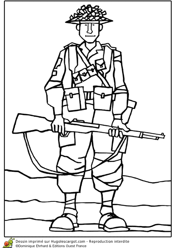 Coloriage A Imprimer Soldat