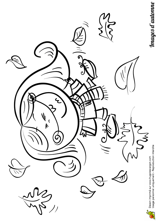 Coloriage D Un Arbre D Automne