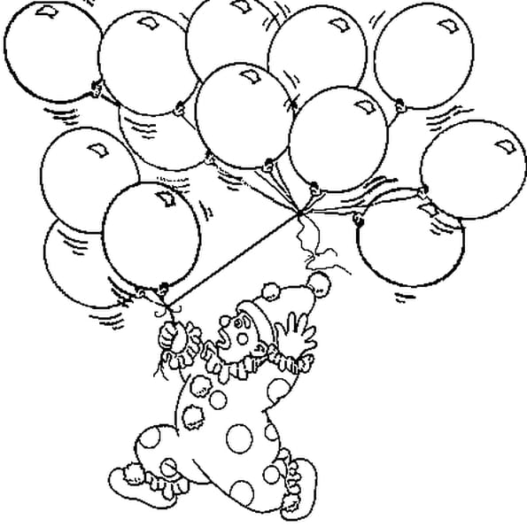 Coloriage Ballon A Imprimer Gratuit
