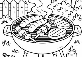 La viande grille au barbecue