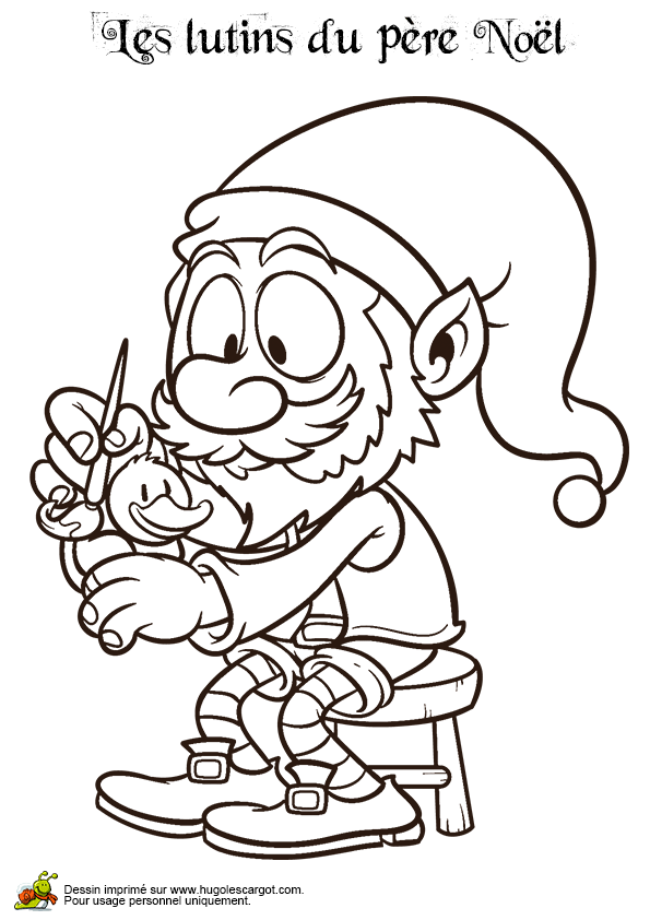 Coloriage A Imprimer Lutin