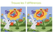 Le jeu des 7&nbsp;diff&eacute;rences&nbsp;: le printemps