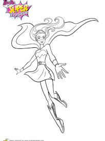 Coloriage Barbie Agent Secret A Imprimer