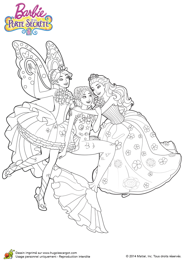 Coloriage De Barbie Gratuit A Imprimer