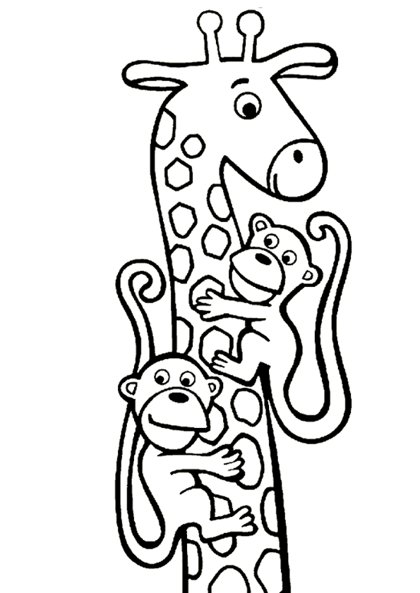 Girafe Coloriage A Imprimer