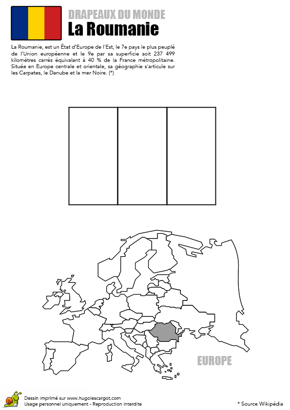 Coloriage De Drapeau De France