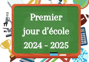 Pancarte "premier jour d'&eacute;cole" &agrave; imprimer