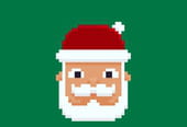 Pixel art papa No&euml;l