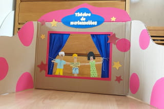Le th&eacute;&acirc;tre de marionnettes est termin&eacute;&nbsp;!