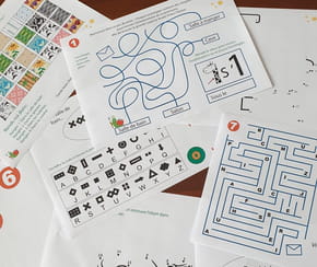 Jeu de piste gratuit à imprimer : les étapes qui mènent jusqu'au trésor