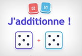 Jeu interactif&nbsp;: additionne avec les d&eacute;s