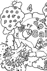 Coloriage Quatre Saisons