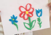 Recette peinture gonflante : créer des dessins en relief avec les enfants