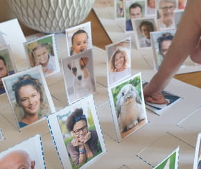 Jeu du "Qui est-ce&nbsp;?" &agrave; imprimer et &agrave; personnaliser avec vos photos de famille