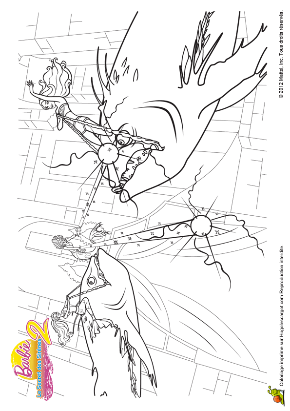 Coloriage A Imprimer Barbie Et Le Secret Des Sirenes 2