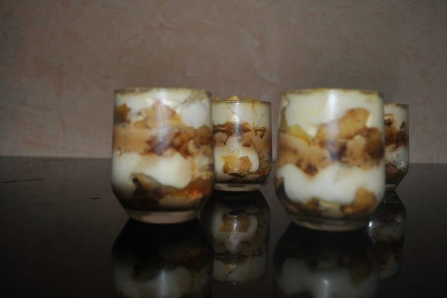 Tiramisu pommes caramel beurre salé