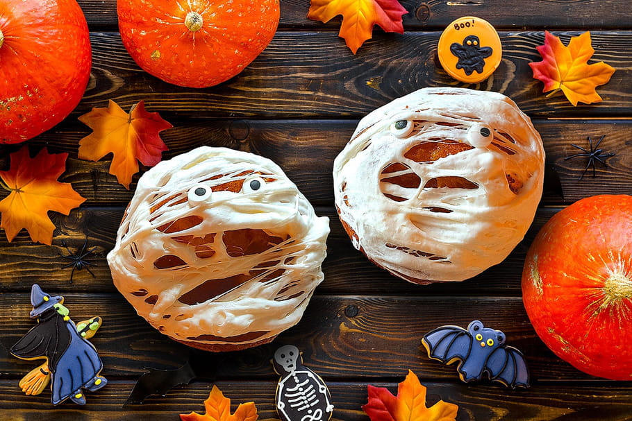 Cupcakes Momies Pour Halloween