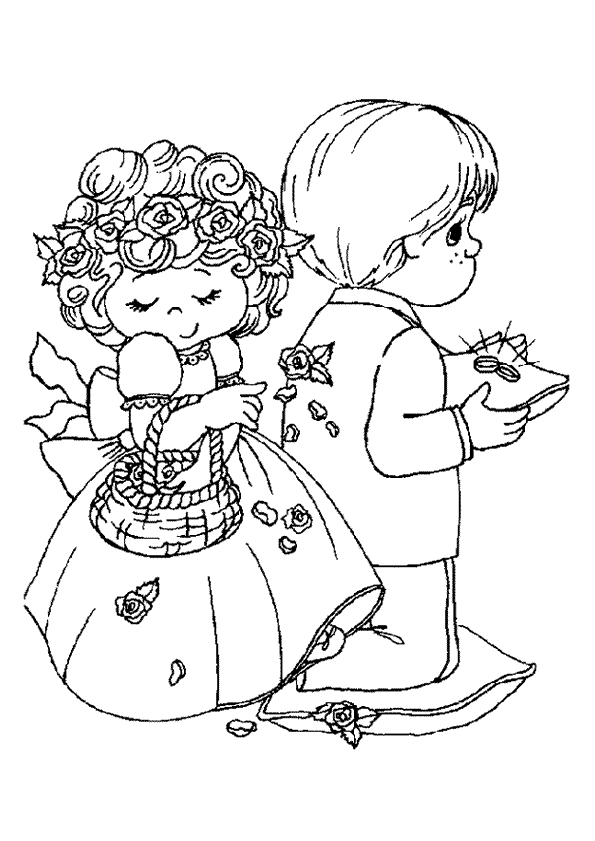 Coloriage De Mariage A Imprimer Gratuit