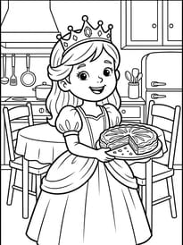 Cette petite fille est la reine de l'Epiphanie