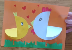 R&eacute;aliser une poule de P&acirc;ques en papier devient un jeu d'enfant avec ce tuto