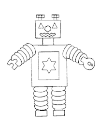 Coloriage robot