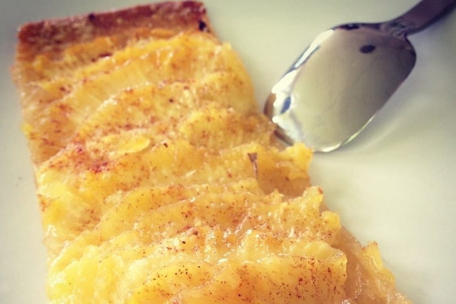 Tarte fine à l'ananas