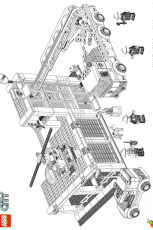 Coloriage Train Lego City
