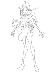 Coloriage winx 34