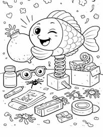 Ce poisson blagueur pr&eacute;pare ses propres farces pour le 1er avril