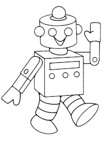 Coloriage robot