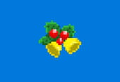 Pixel art cloches de No&euml;l