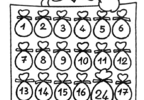 Coloriage noel date