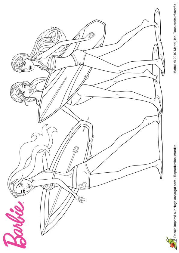 Coloriage En Ligne Barbie