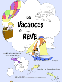 Coloriage 0 vacances couverture