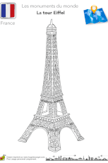 Coloriage A Imprimer Tour Eiffel