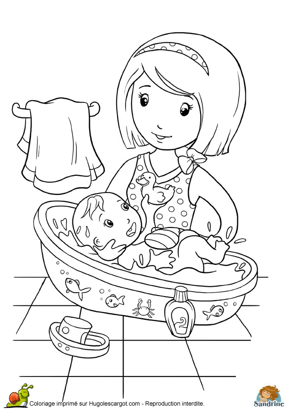 Coloriage De Maman Enceinte