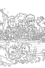 Coloriage F&ecirc;te des Voisins