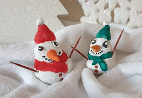 Comment faire un bonhomme de neige en p&acirc;te &agrave; sel&nbsp;?