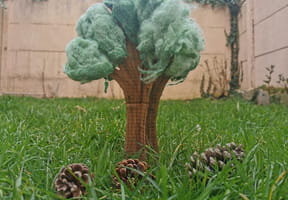 Fabriquer un arbre en carton