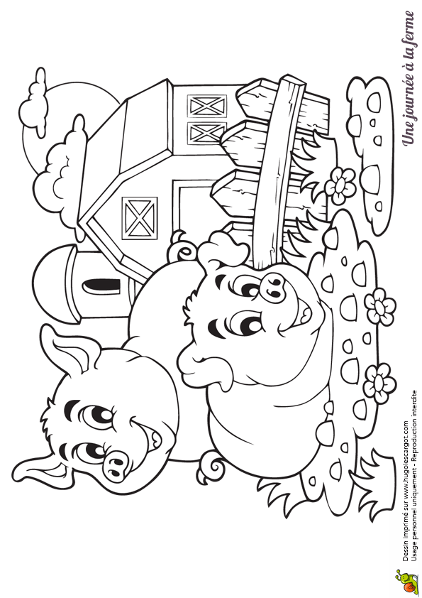 Coloriage A Imprimer De Ferme