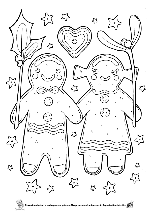 Coloriage Bonhomme De Pain D Epice