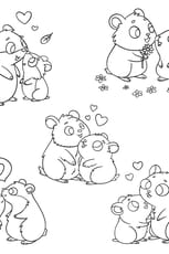 Coloriage f&ecirc;te des m&egrave;res, hamsters