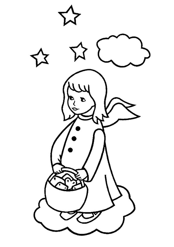 Coloriage D Anges A Imprimer