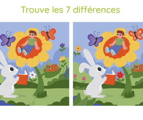 Le jeu des 7&nbsp;diff&eacute;rences&nbsp;: le printemps