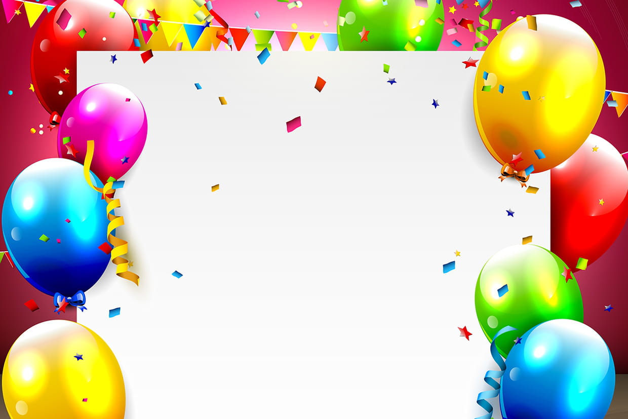 Coloriage De Carte D Anniversaire