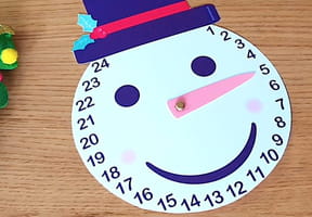 Comptez les jours jusqu'&agrave; No&euml;l avec ce bonhomme de neige &agrave; imprimer - il fera patienter les enfants