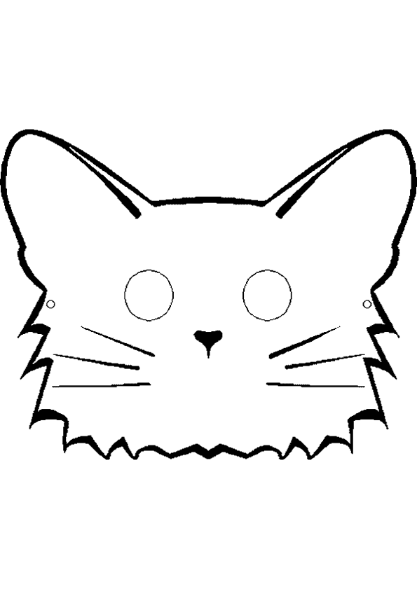 Coloriage De Masque A Imprimer